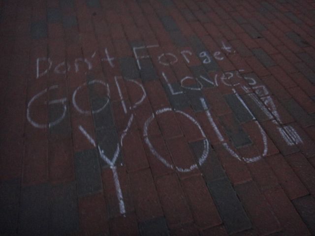 Almost ran right past this on a jog at Baylor University. Btw, this is true, even if you don't love God.