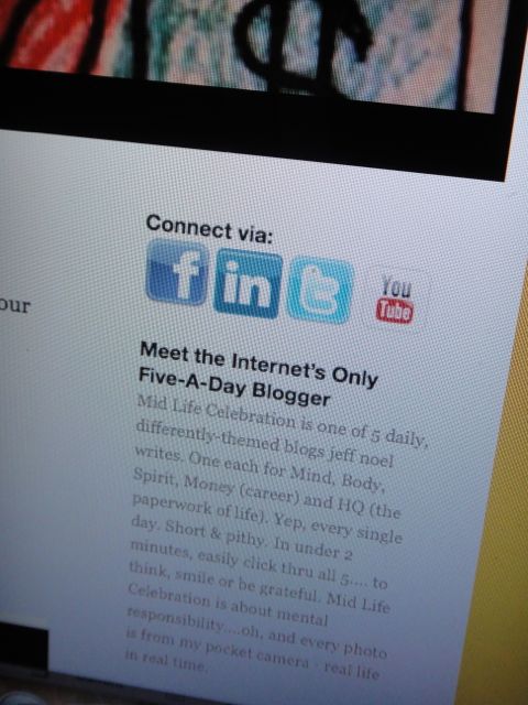 consistently changing and evolving the look but not the essence blogging style