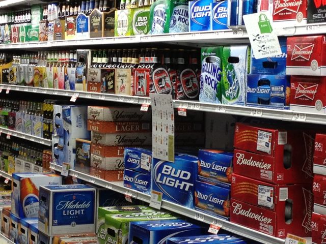 the beer selection just goes on and on and on.... choices