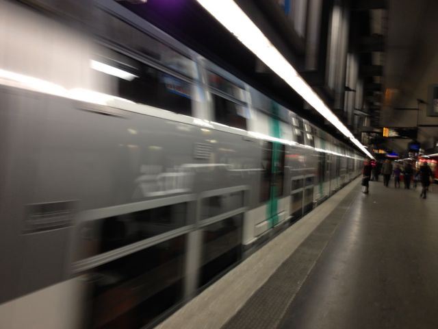 many trains, many destinations Paris metro trains