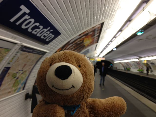 now up to the surface paris metro train