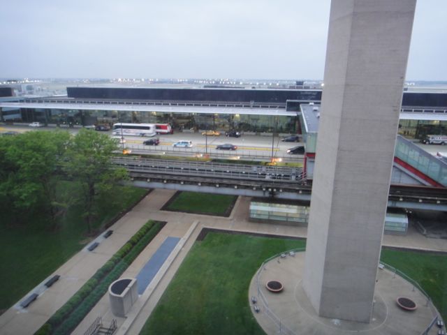 a Chicago O'Hare Hilton room with a view Chicago O'Hare Hilton