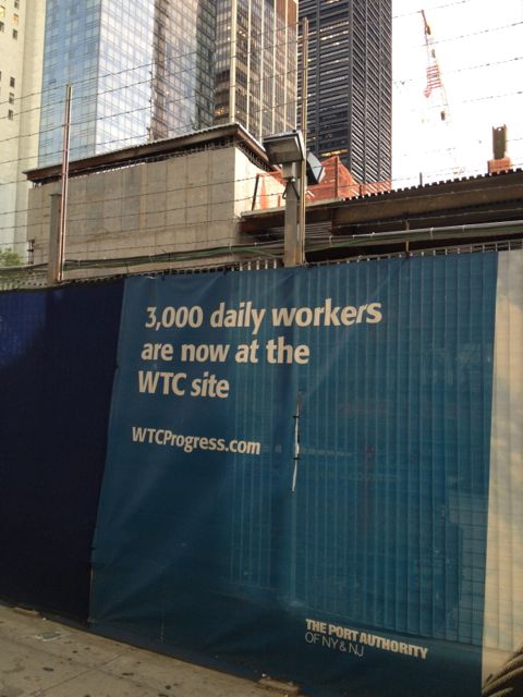 WTC work site