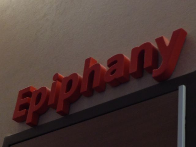some epiphanies are BFO's - blinding flashes of the obvious epiphany