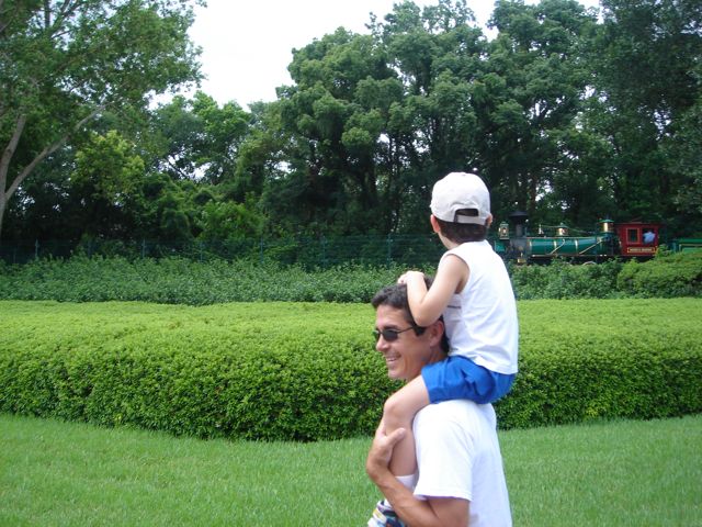 this is how we rolled, everywhere we went... until it was too difficult father and son traditions