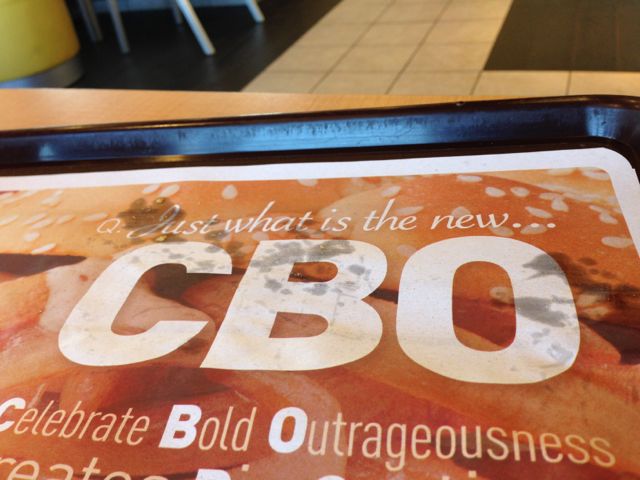 12.12.12 - a date that's outrageously rare, it happens once n 100 years photo of McDonalds place mat slogan