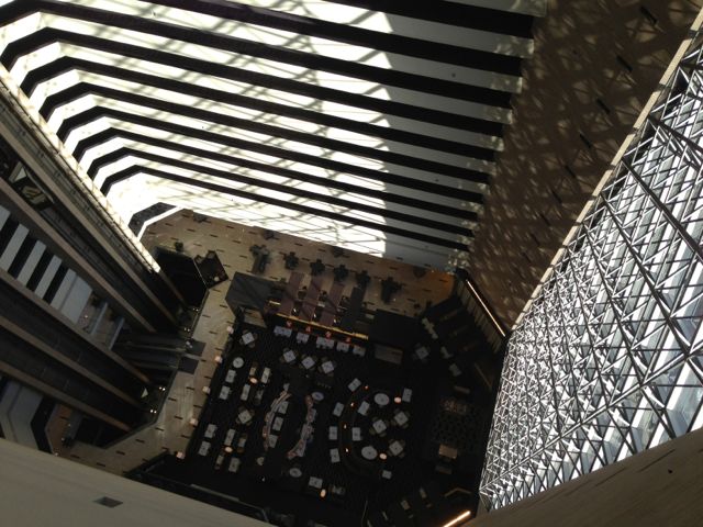 Hyatt Regency New Orleans is a beautiful hotel with exceptional service Hyatt Regency New Orleans inside view from 25th floor