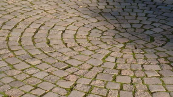 Granite cobble stones in Finland