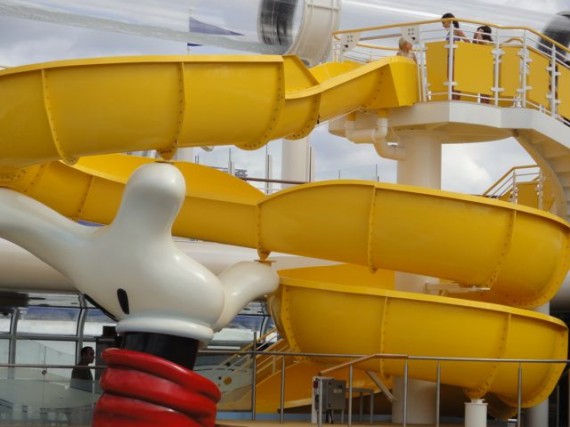 Disney Dream Cruise ship water slide