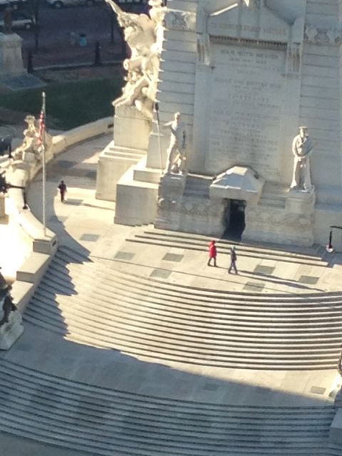 Indianapolis circle in city center