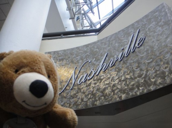 Jack the Teddy Bear in Nashville, TN airport