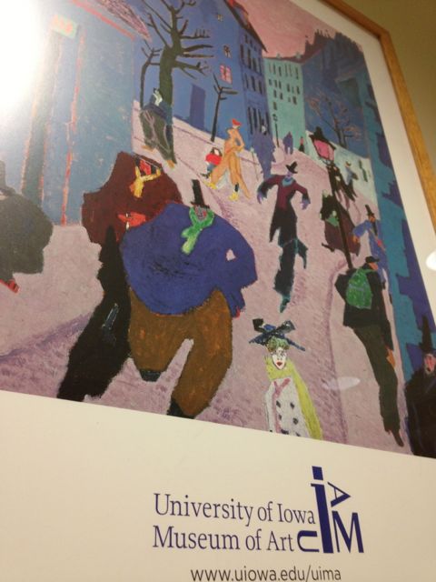 University of Iowa Museum of Art poster