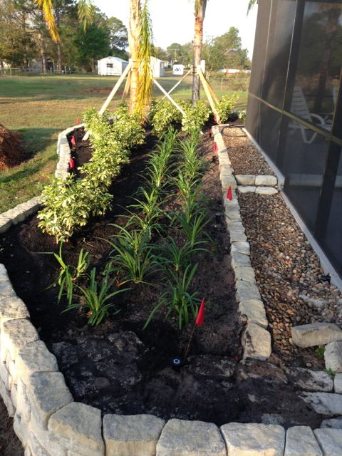 Orlando homeowner landscape project
