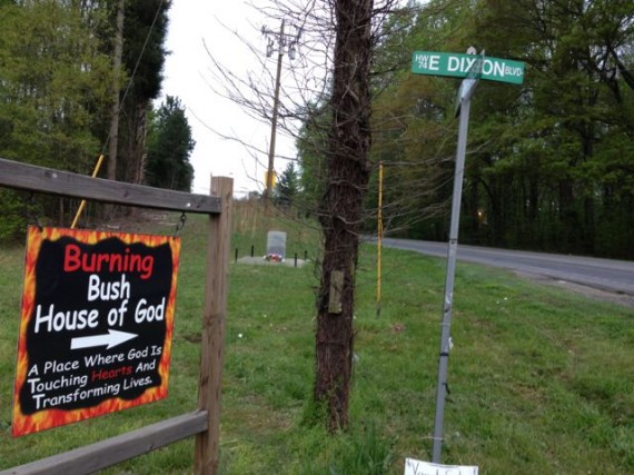 inspirational rural Church sign