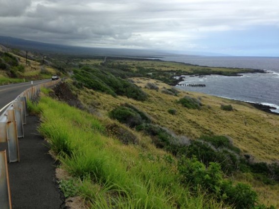 The southern coast of The Big Island of Hawaii