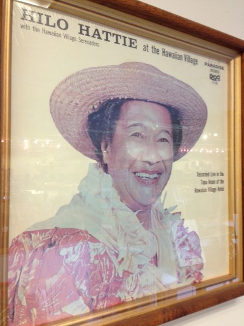 Hilo Hattie record album on display