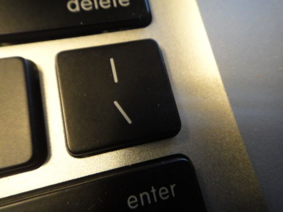 The "enter" key is the most popular for this writer - publish? hit enter