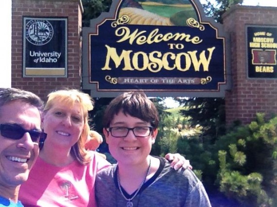Welcome to Moscow, Idaho sign