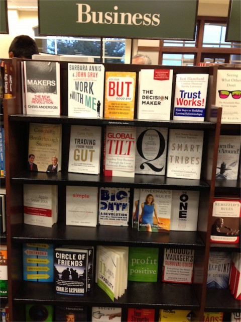 New business book for sale at Barnes and Noble
