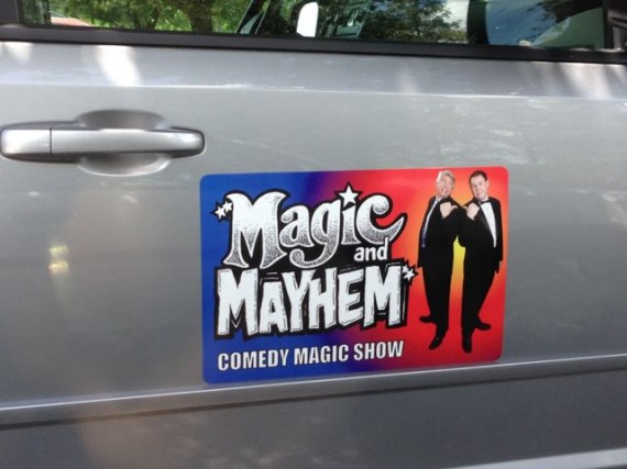 car magnetic business advertisement