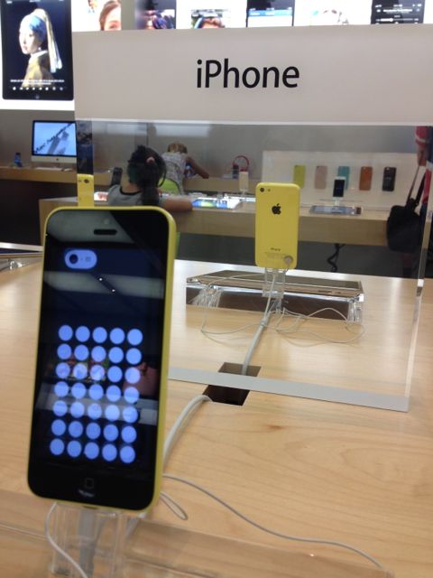 Yellow iPhone 5c