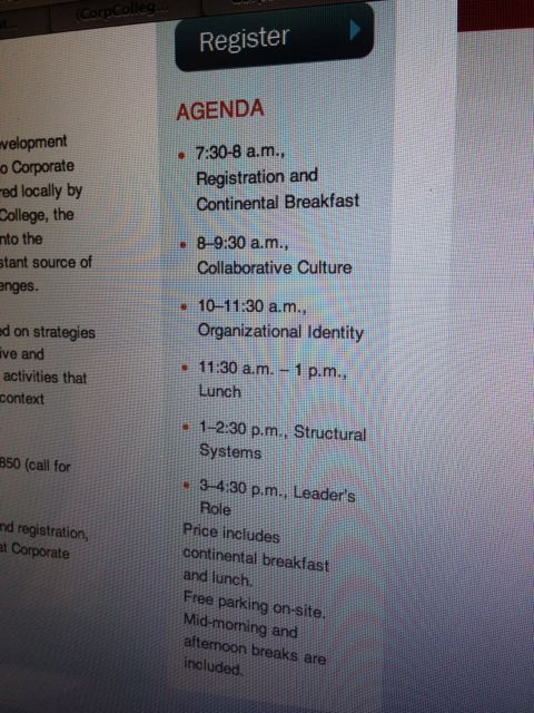 Classroom daily agenda