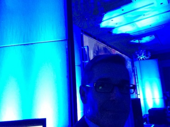 Professional speaker jeff noel backstage at The Breakers