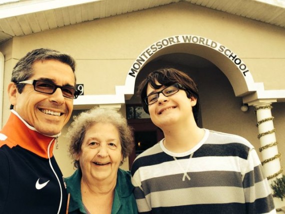 Family at school