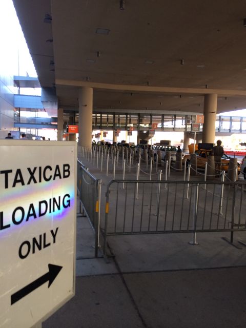 Las Vegas airport taxi stand