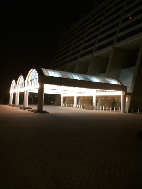 Disney's Contemporary Resort at dawn