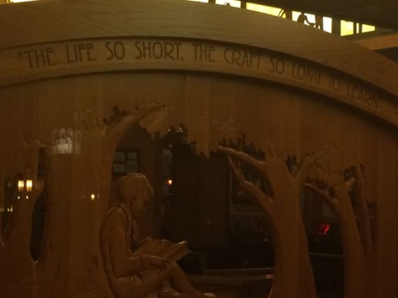 Storyteller's Cafe sign at Disney's Grand Californian Resort