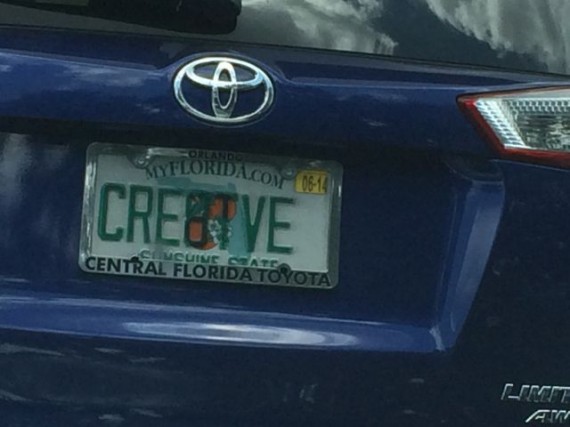 Florida vanity license plate