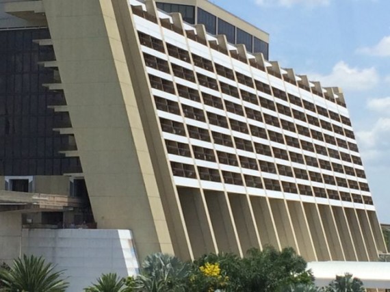 Disney's Contemporary Resort from Monorail