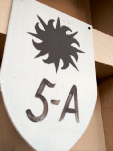 Rising Sun Motor Inn Cabin 5-A sign