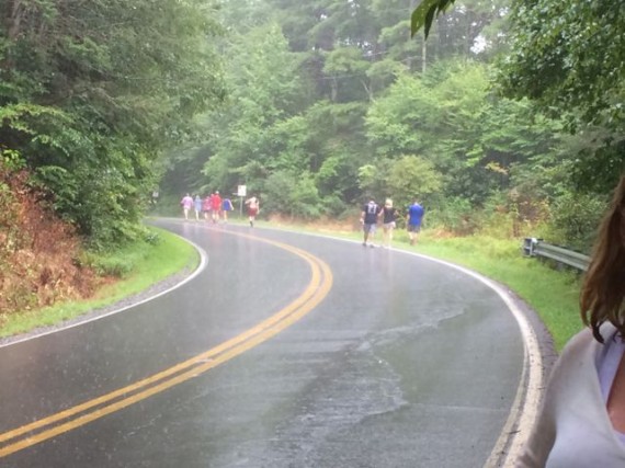 Walking in the rain