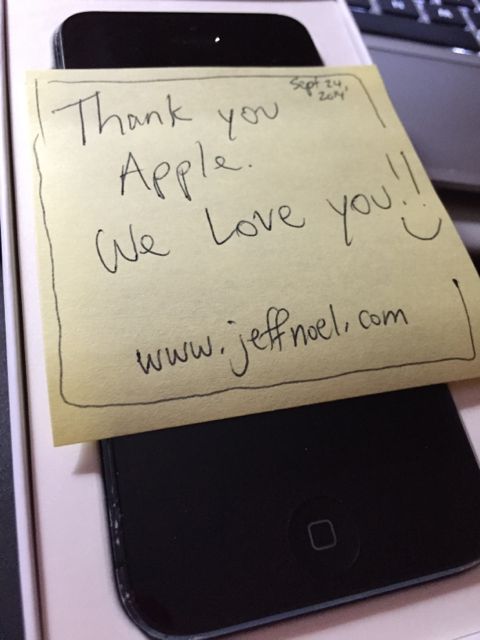 Note from Orlando Based Speaker to Apple