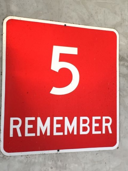 Airport parking garage sign