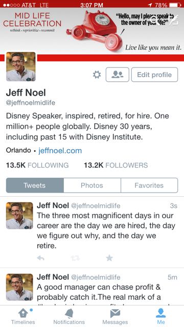 Disney Speakers Twitter Profile