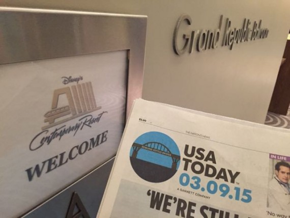 Disney's Contemporary Resort signage