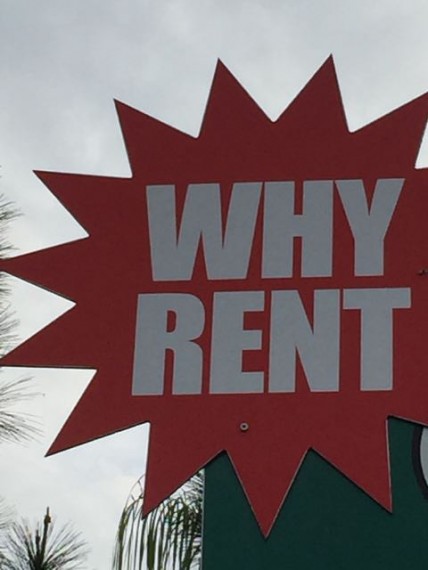 Rental Property sign near Walt Disney World