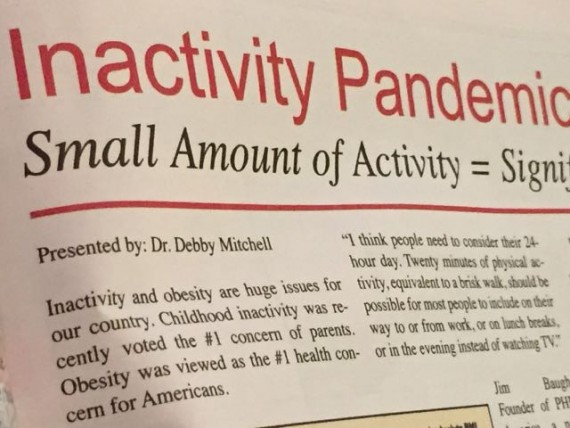 Inactivity pandemic article