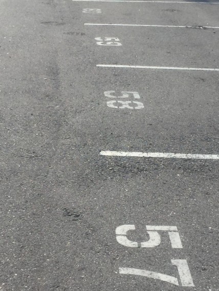 Parking lot numbers