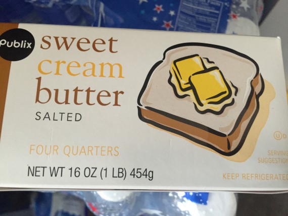 Publix sweet cream butter