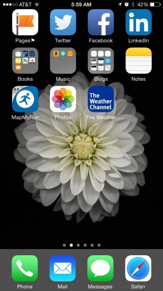 Apple iPhone 6 screen shot