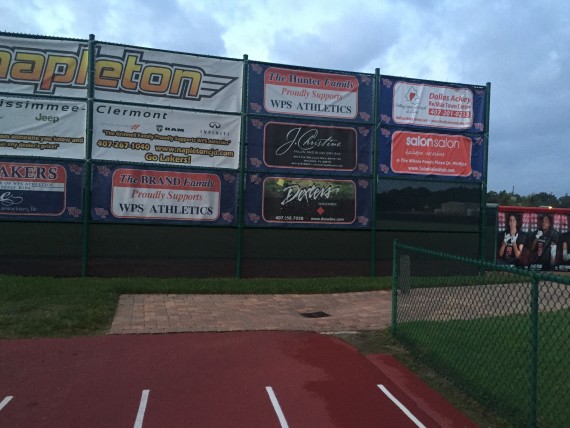 Athletic Field business advertising wall