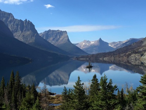 St Mary Lake in Glacier National Park