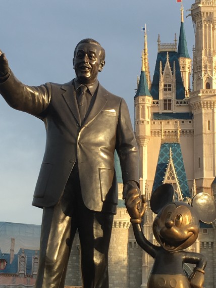 Walt Disney Partners statue