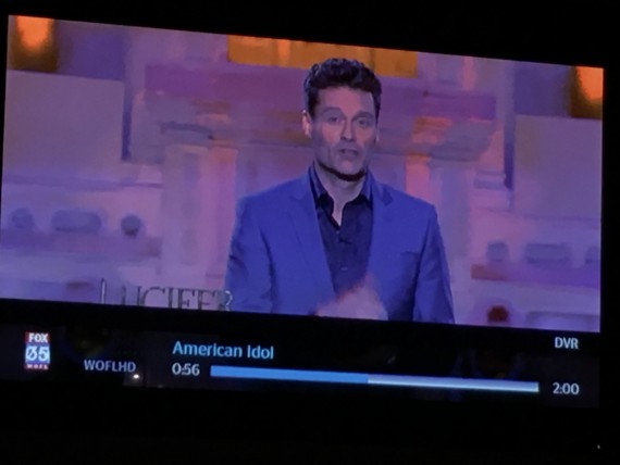 photo of American Idol tv recording