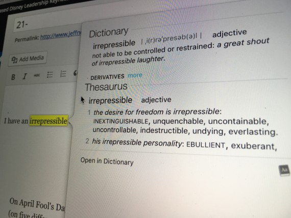irrepressible definition 