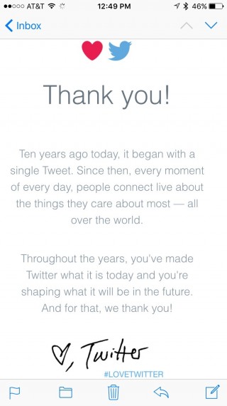 Twitter 10th anniversary